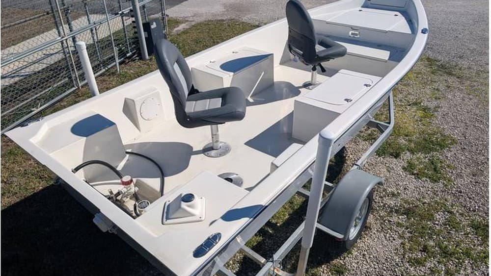 2025 Salty Boats Stumpnocker 174 Skiff Tiller 3