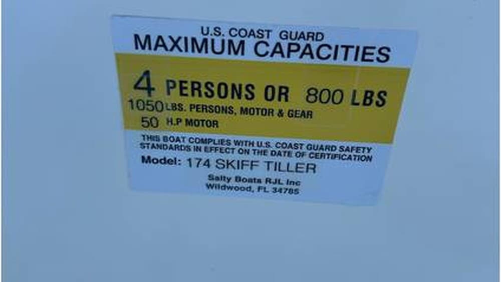 2025 Salty Boats Stumpnocker 174 Skiff Tiller 6